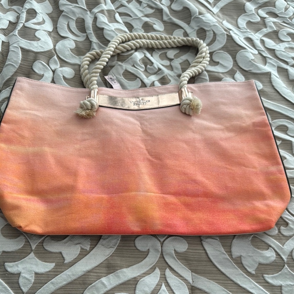 Victoria's Secret Orange Tote Bag